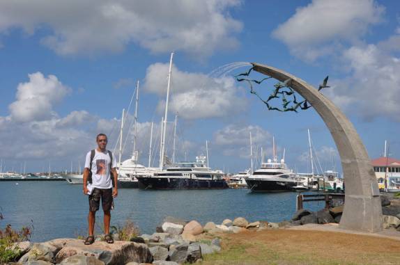 Marina em Marigot, em St. Martin - Caribe